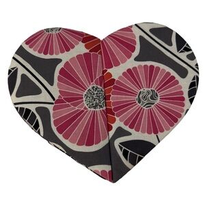 Vera Bradley Heart Shaped Jewelry Box Cheery Blossom
